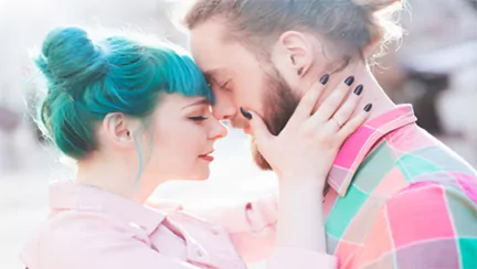 young couple relaxing